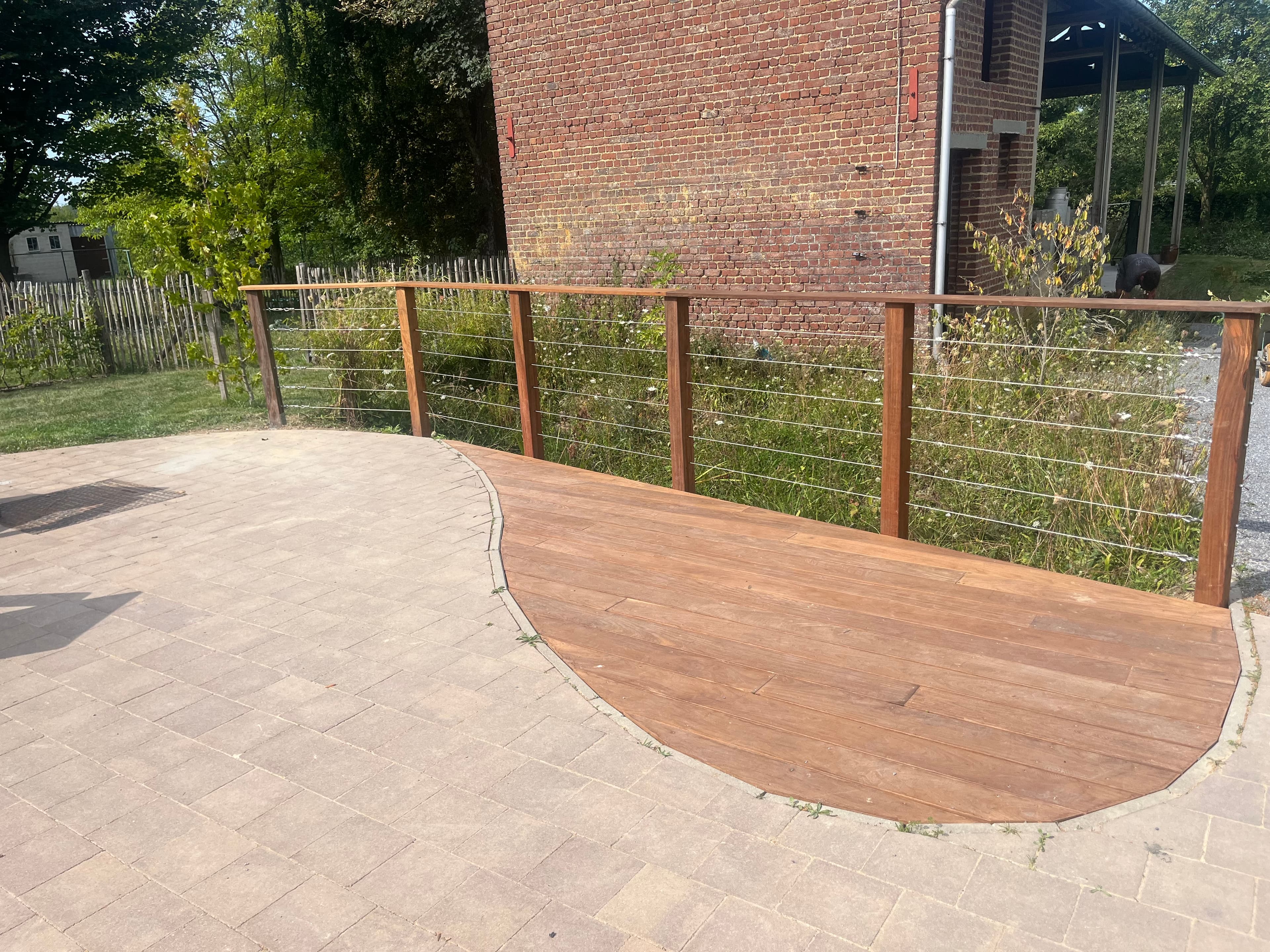 Wooden deck